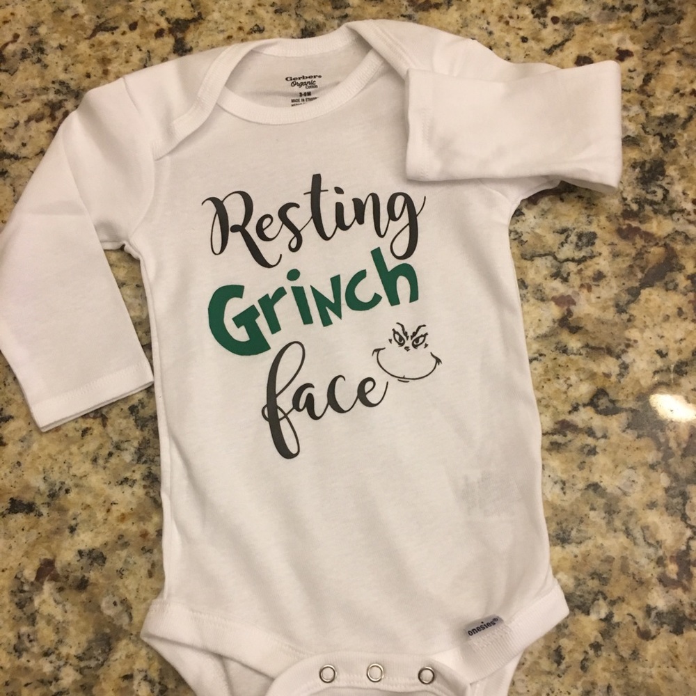 🎄 Resting Grinch Face Onesie 🎄
